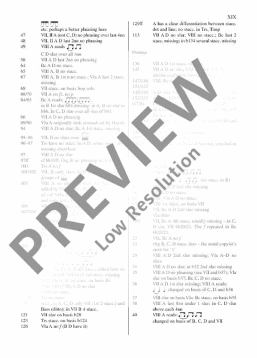 Missa in Angustiis D minor 4-Part scores gallery preview page 20