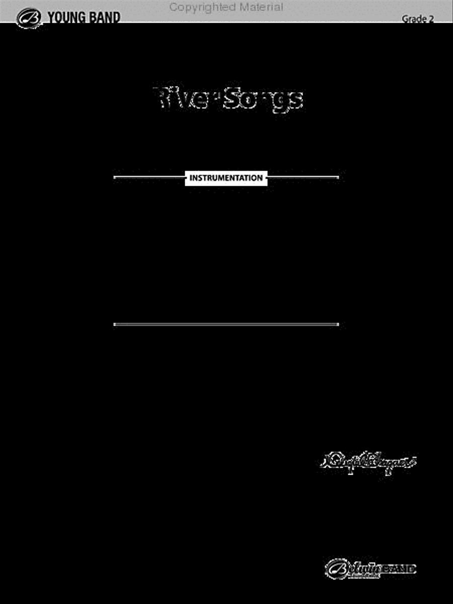River Songs River Songs Concert Band scores gallery preview page 2