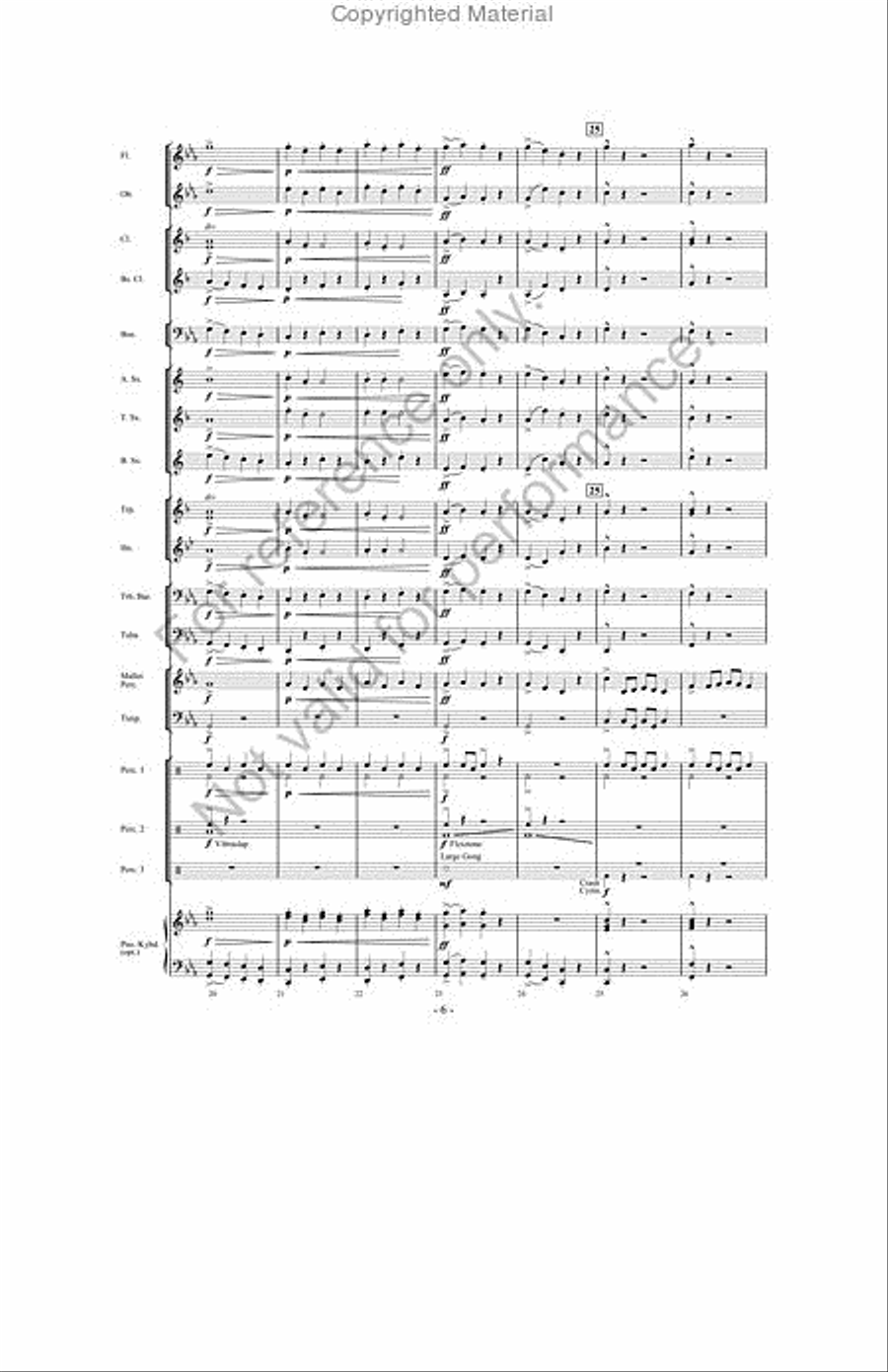 Creature Feature Concert Band scores gallery preview page 5