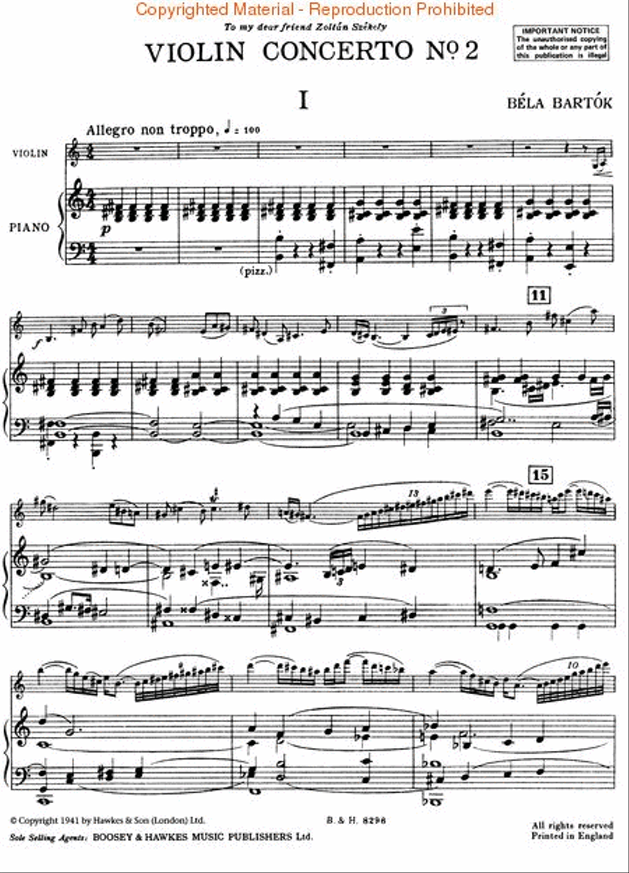 Violin Concerto No. 2 Orchestra scores gallery preview page 2