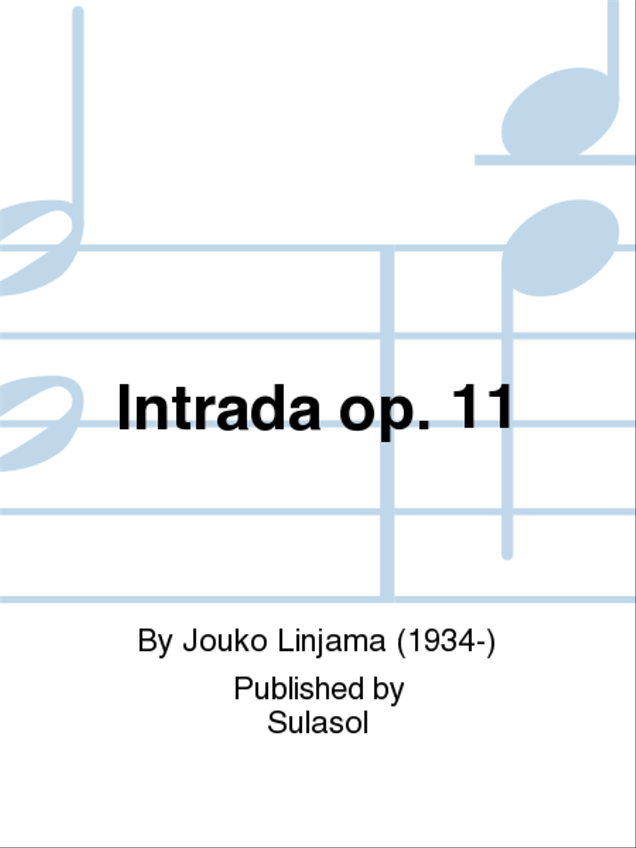 Intrada op. 11