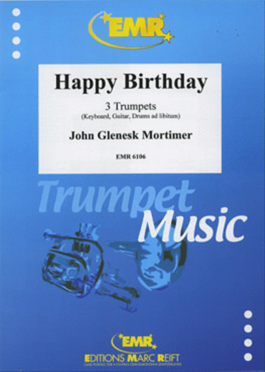 Happy Birthday Trumpet Trio scores gallery preview page 1