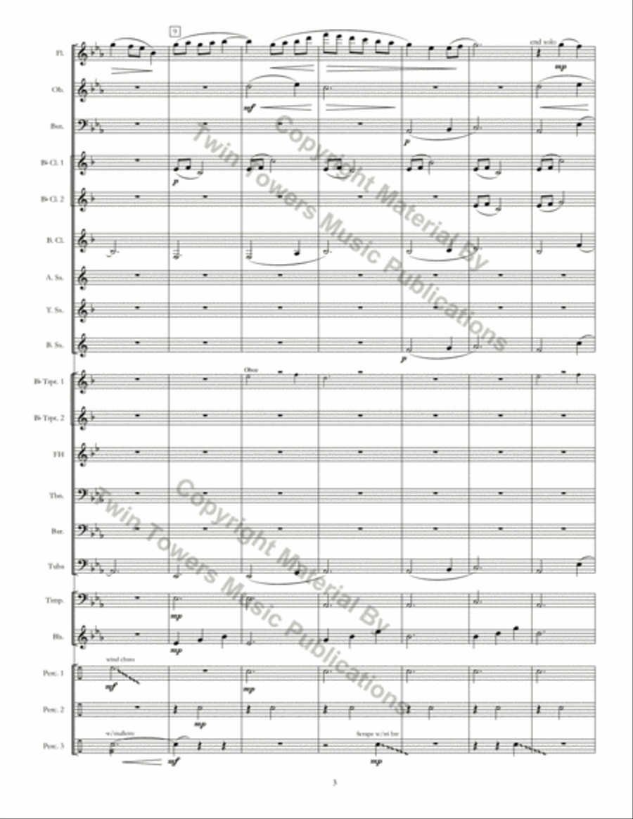 Grazioso Concert Band scores gallery preview page 4