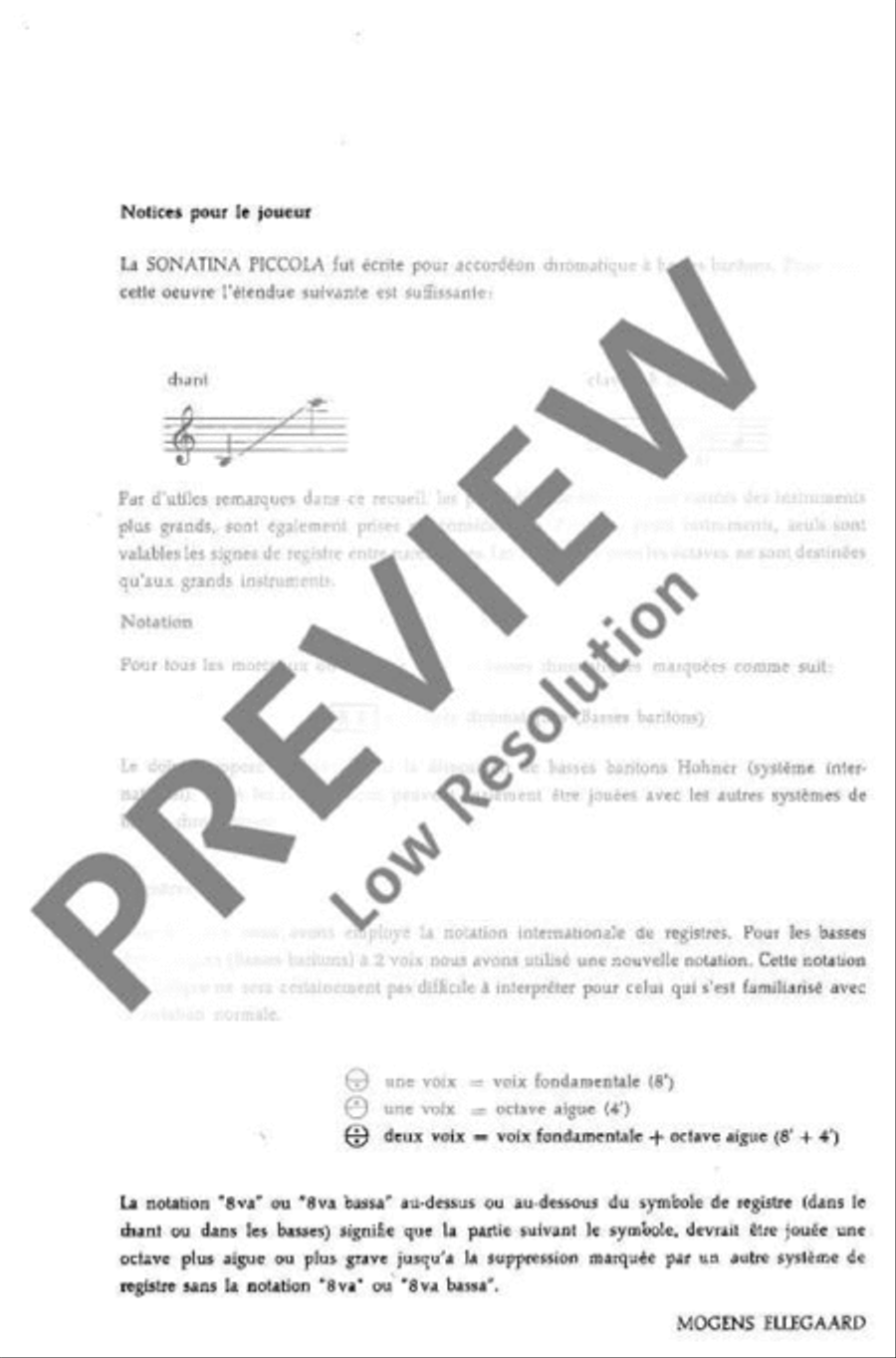 Sonatina Piccola Sonatina Piccola Accordion scores gallery preview page 6