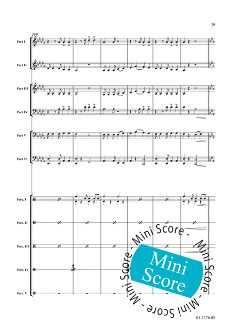 Festivo! Festivo! Concert Band scores gallery preview page 43