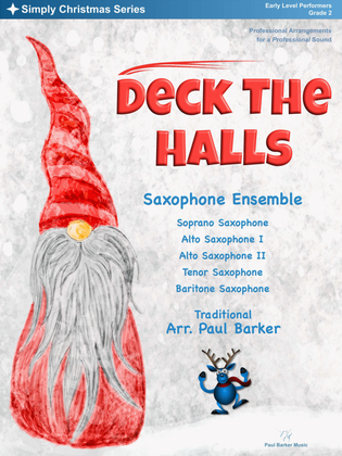 Book cover for Deck The Halls (Saxophone Ensemble)