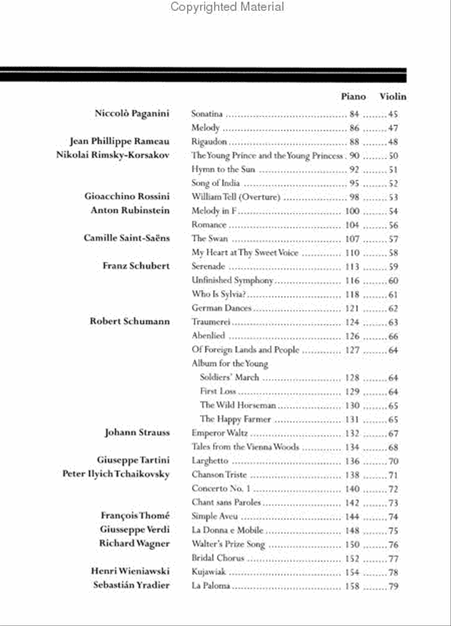 The Library of Violin Classics Violin Solo scores gallery preview page 3