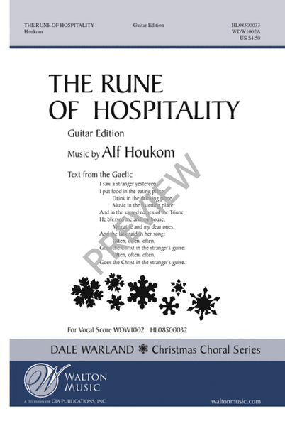 The Rune of Hospitality (Guitar Part)