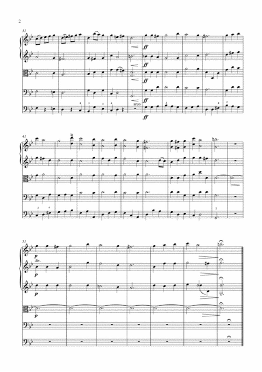 Coventry Carol String Orchestra scores gallery preview page 2
