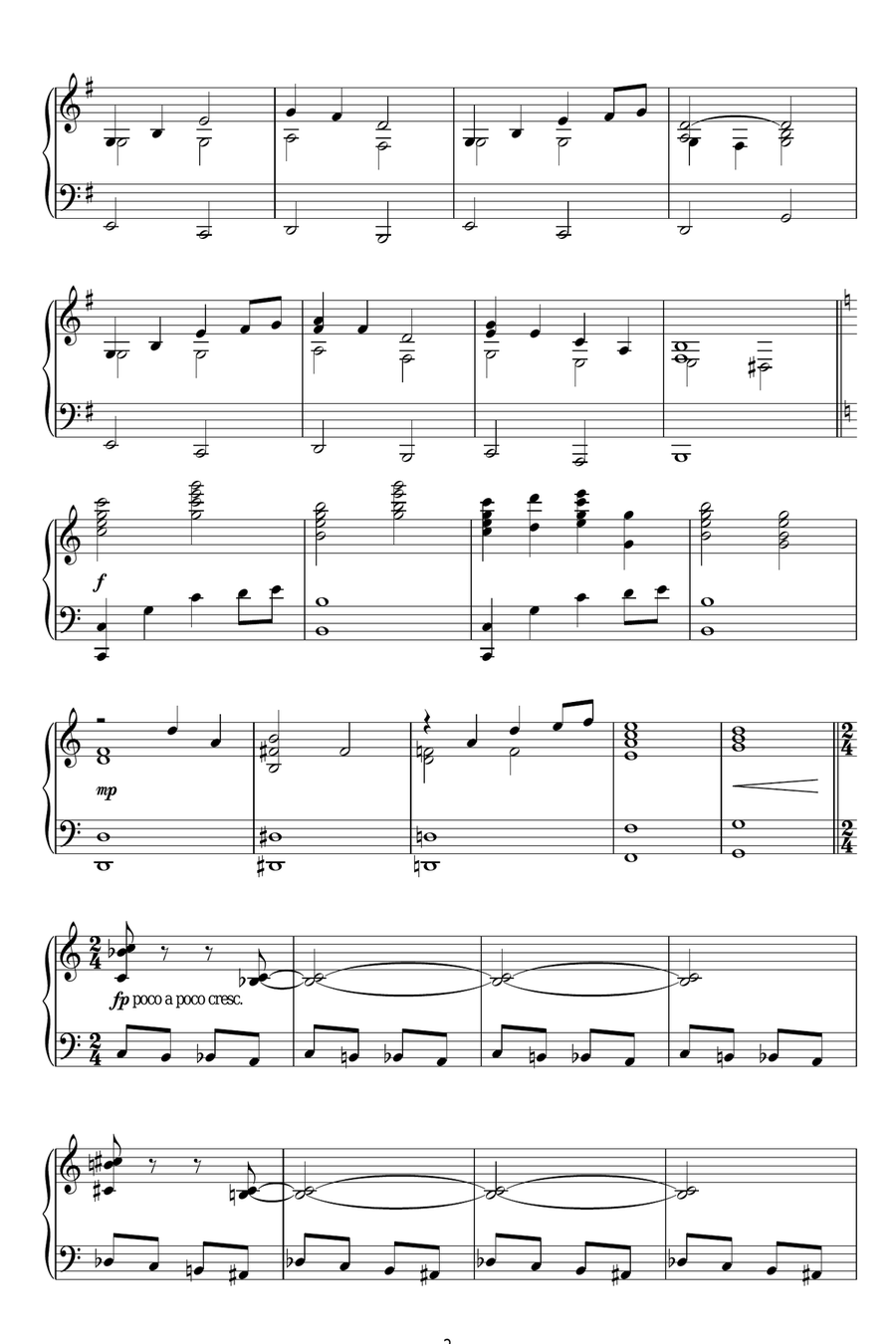 Suite (from The Polar Express) Piano Solo scores gallery preview page 2