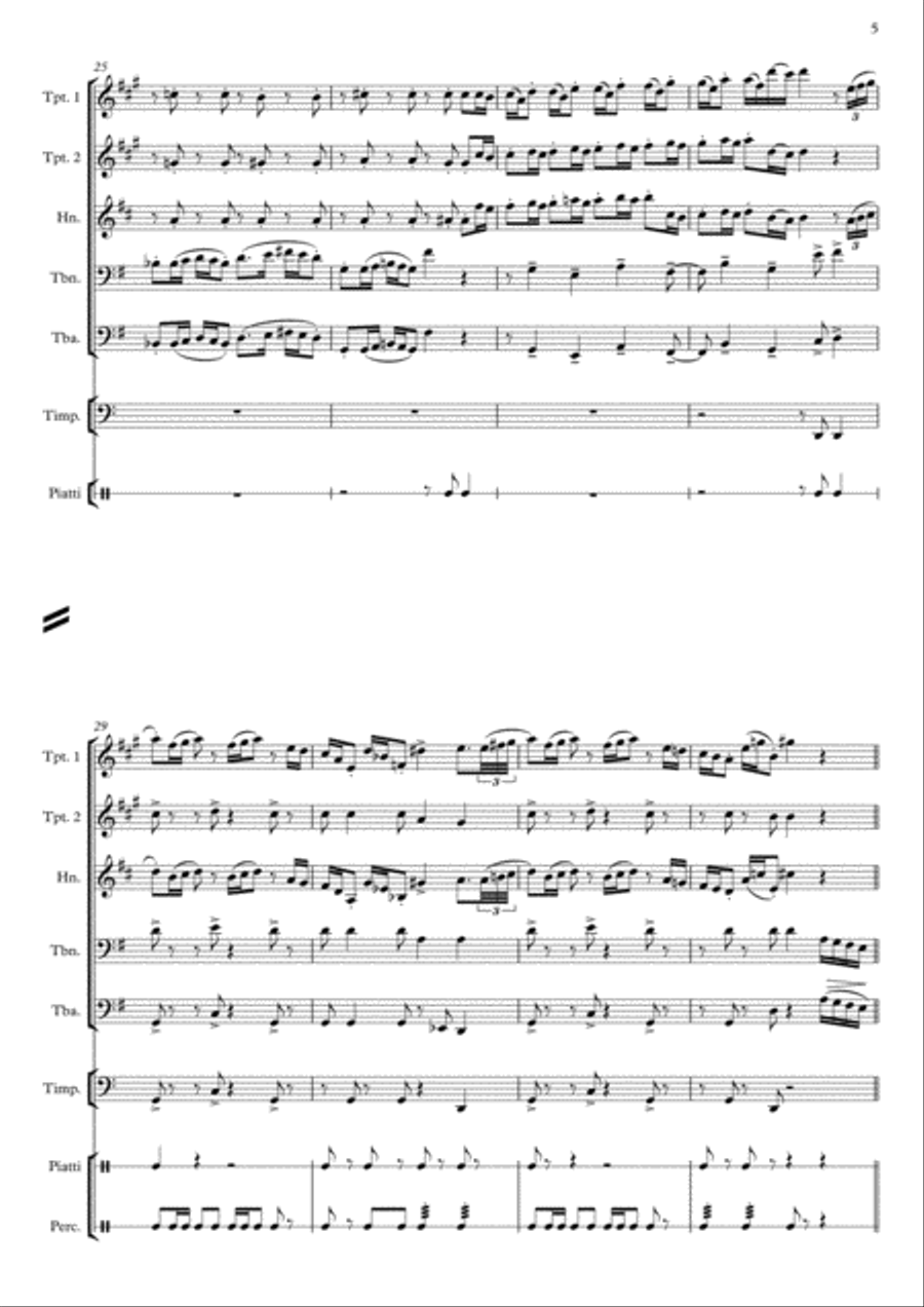 Holiday Flight (from "Home Alone") // Brass Quintet image number null