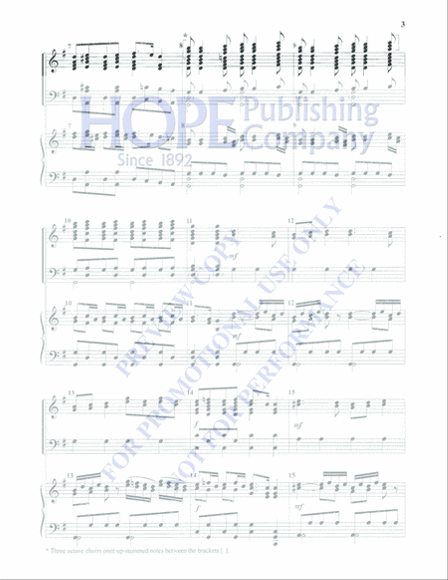 Glory to God in the Highest 4-Octaves scores gallery preview page 3