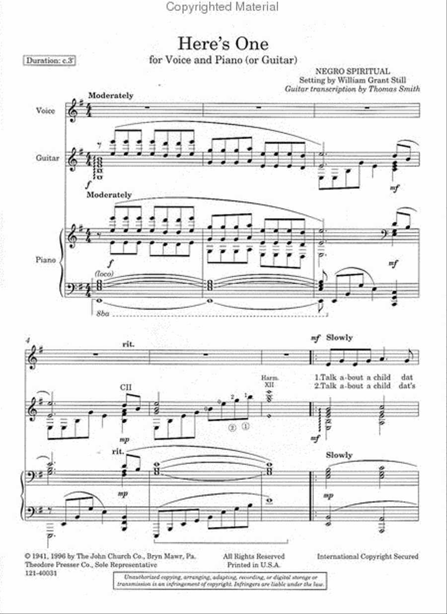 Here's One Here's One Chamber Music scores gallery preview page 2