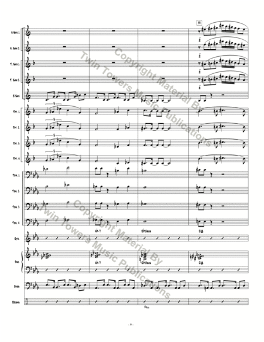 Summer Groove Jazz Ensemble scores gallery preview page 10