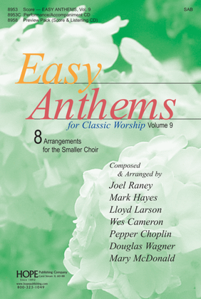Book cover for Easy Anthems, Vol. 9