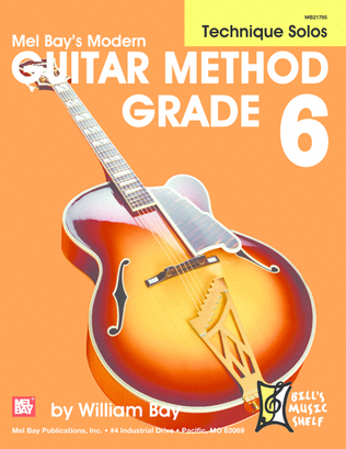Book cover for Modern Guitar Method Grade 6, Technique Solos