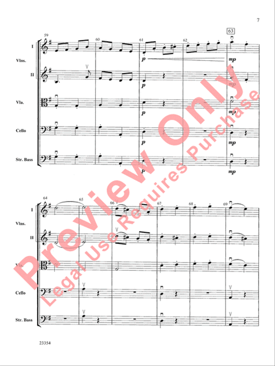 Symphony No. 8 Symphony No. 8 String Orchestra scores gallery preview page 8