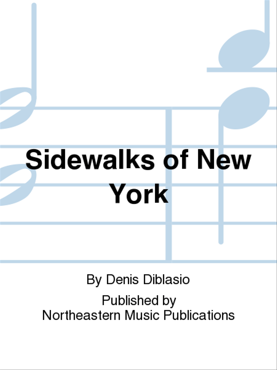 Sidewalks of New York Jazz Ensemble scores gallery preview page 1