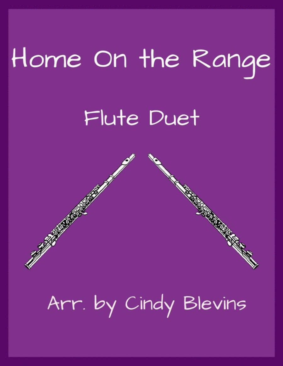 Home on the Range, Flute Duet Flute Duet scores gallery preview page 1