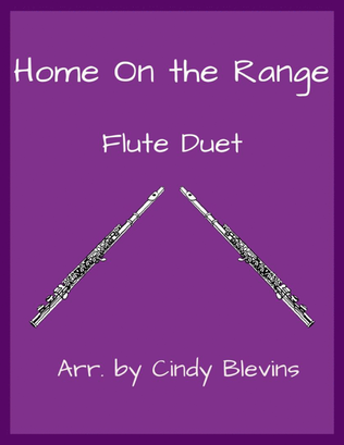 Book cover for Home on the Range, Flute Duet