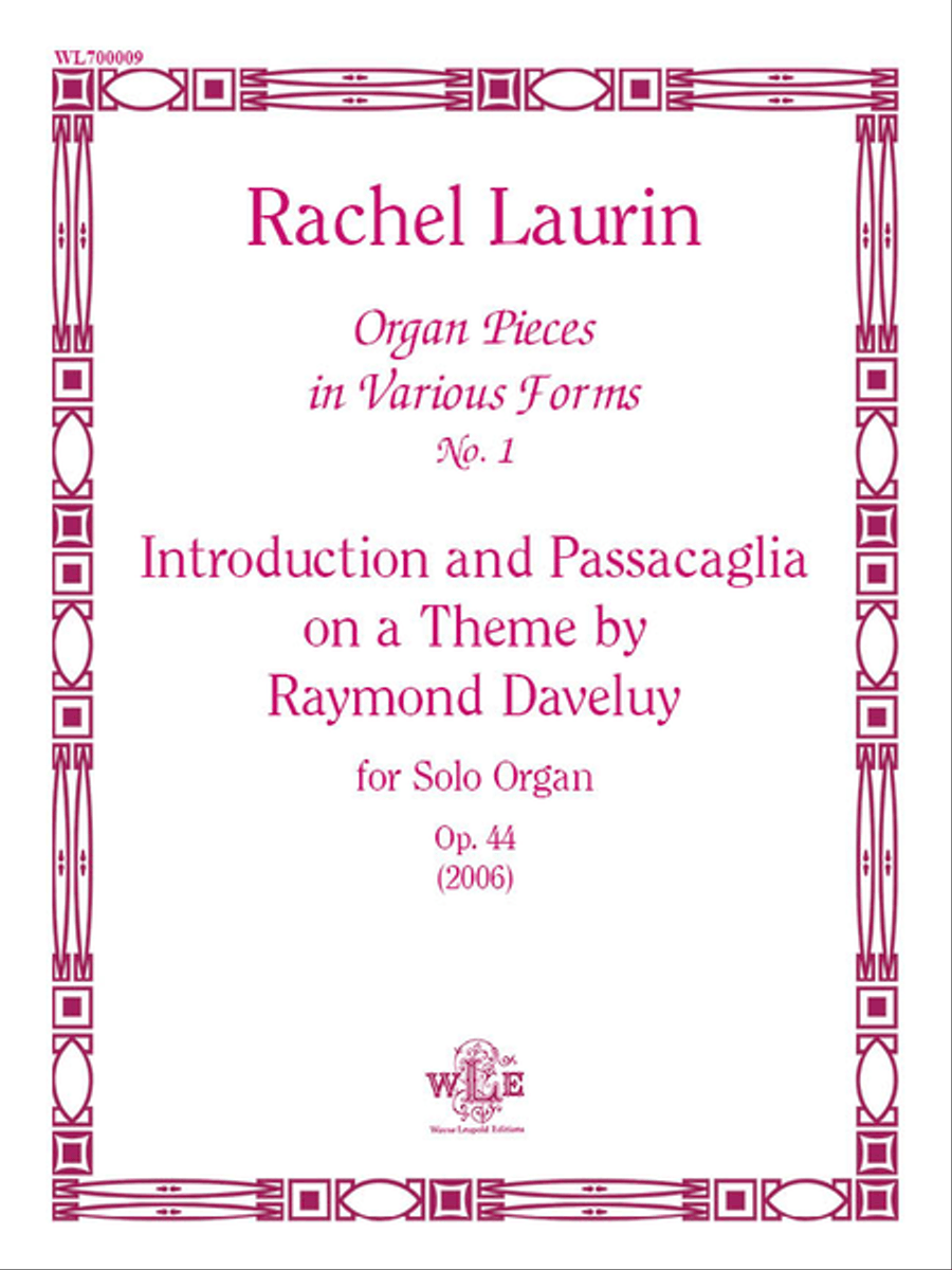 Introduction and Passacaglia on a Theme by Raymond Daveluy, Op. 44 School and Community scores gallery preview page 1