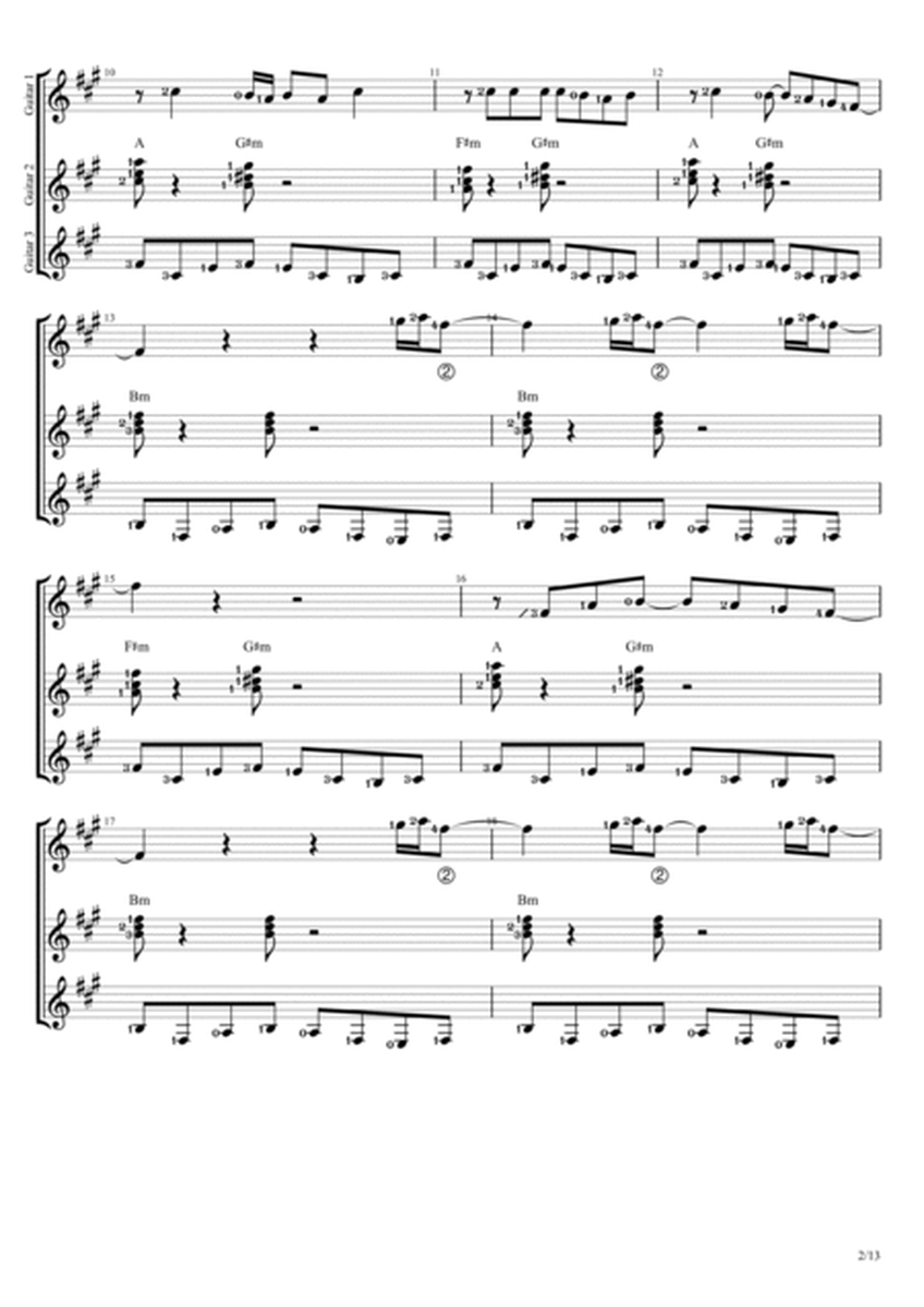 Billie Jean (Trio Guitar Score) image number null