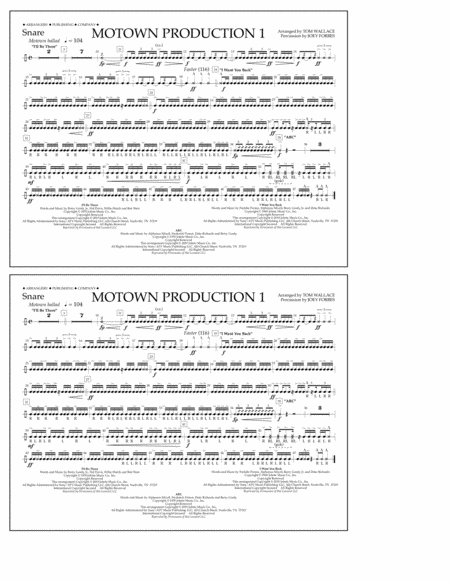 Motown Production 1(arr. Tom Wallace) - Snare