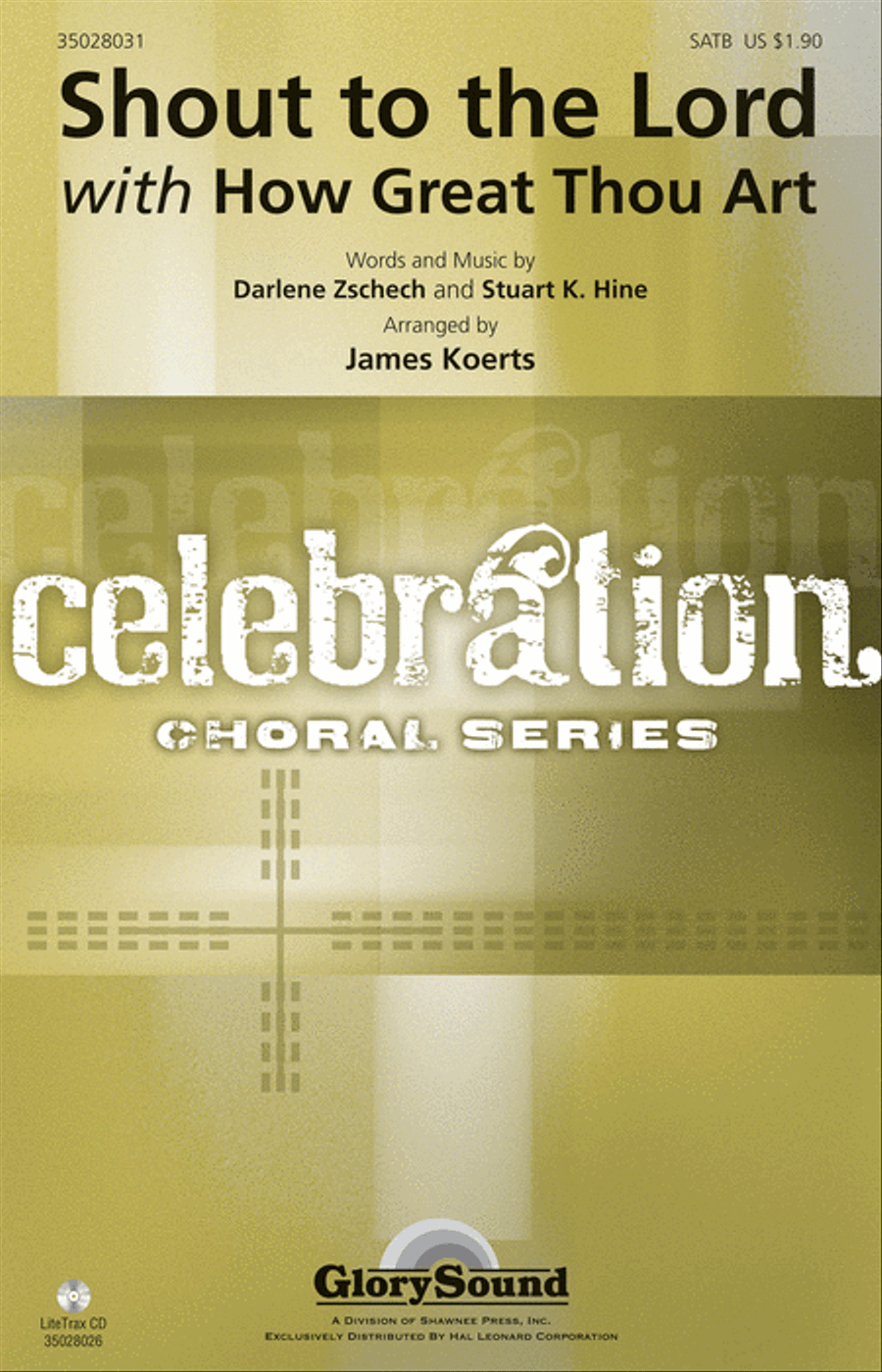 Shout to the Lord with How Great Thou Art 4-Part scores gallery preview page 1