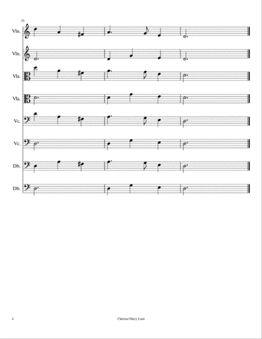 Silent Night Set of Parts scores gallery preview page 4