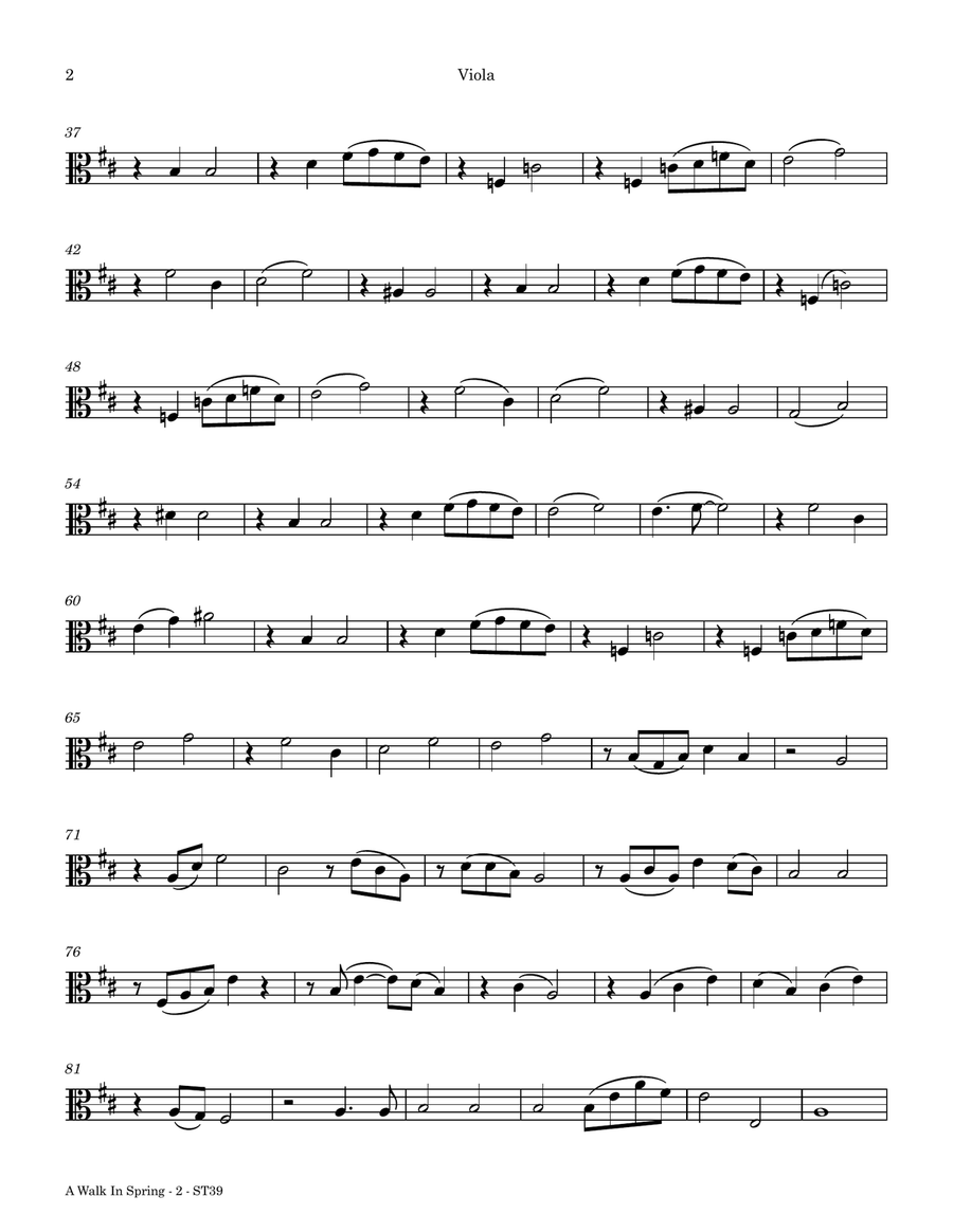 A Walk In Spring A Walk In Spring String Quartet scores gallery preview page 2