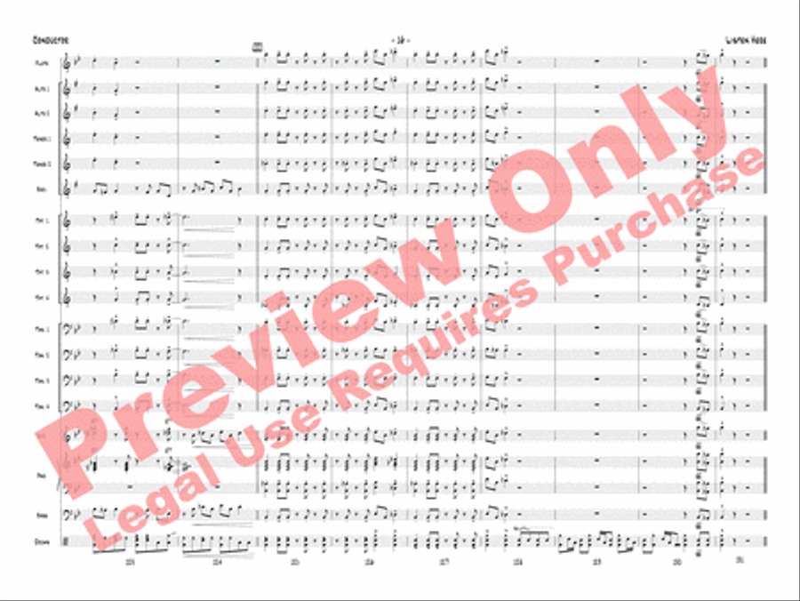 Listen Here Jazz Ensemble scores gallery preview page 37