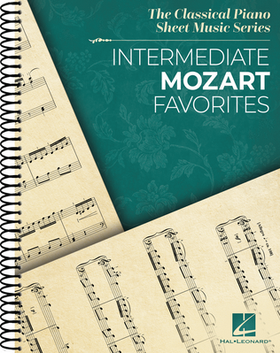 Book cover for Intermediate Mozart Favorites