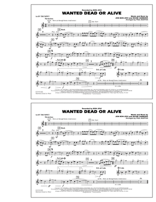 Wanted Dead or Alive - 1st Bb Trumpet