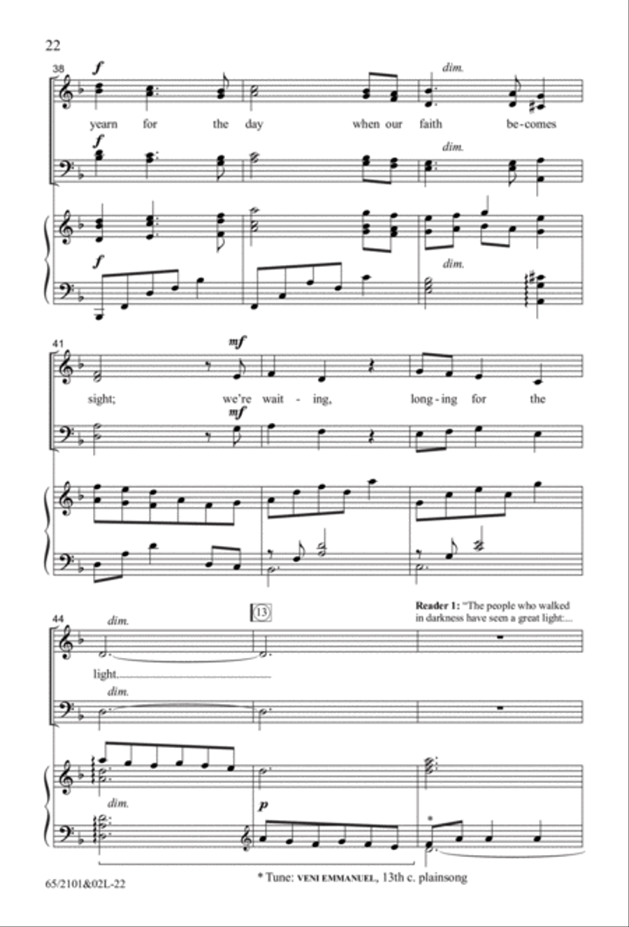 Everlasting Light - SATB with Performance CD 4-Part scores gallery preview page 17