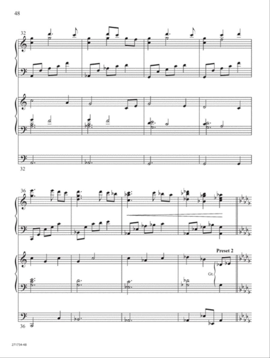Grace So Amazing Organ scores gallery preview page 26