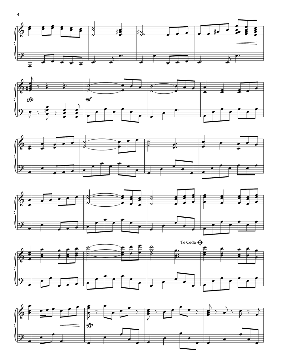 Waltz in 7/8 Piano Solo scores gallery preview page 4