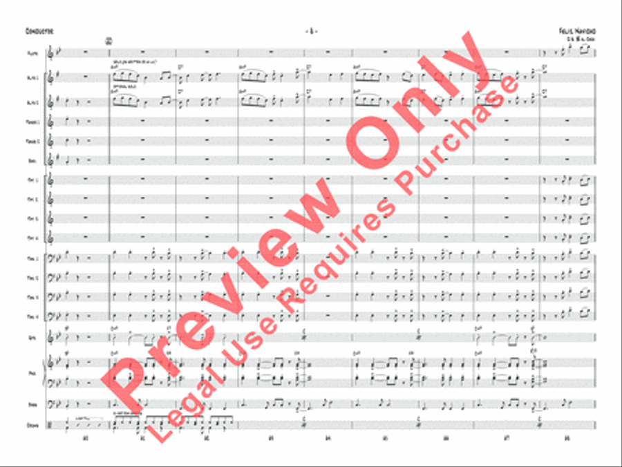 Feliz Navidad Jazz Ensemble scores gallery preview page 9