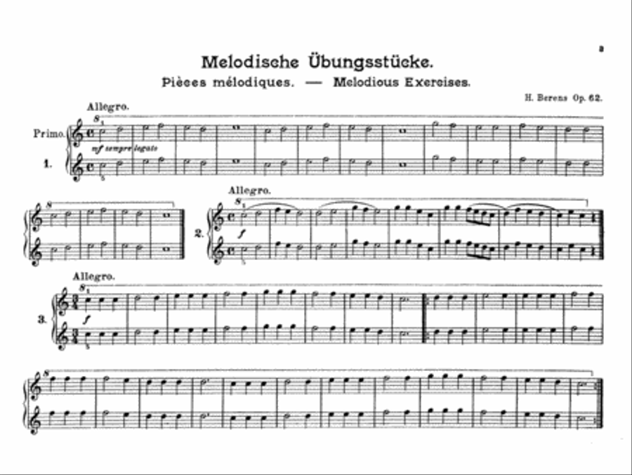 Melodious Exercises, Op. 62 Small Ensemble scores gallery preview page 4