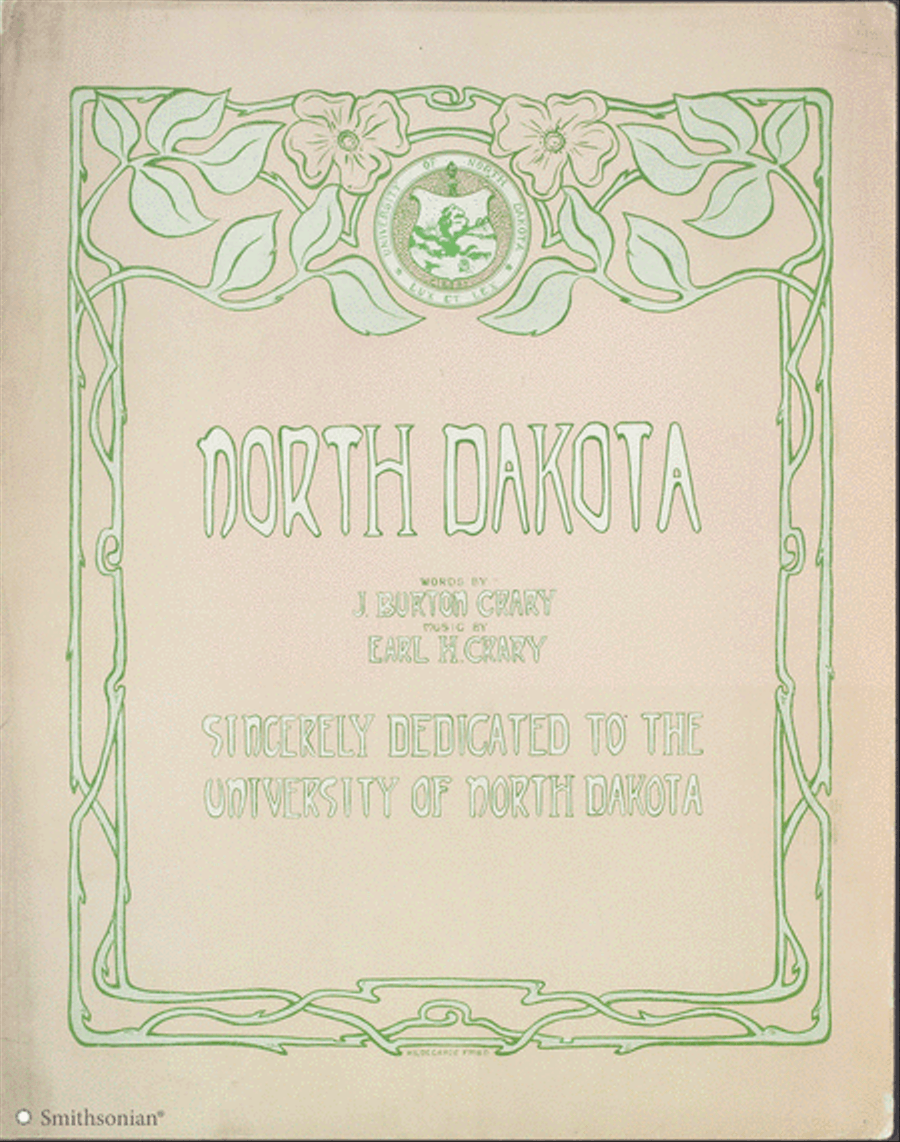 North Dakota Piano, Vocal scores gallery preview page 1