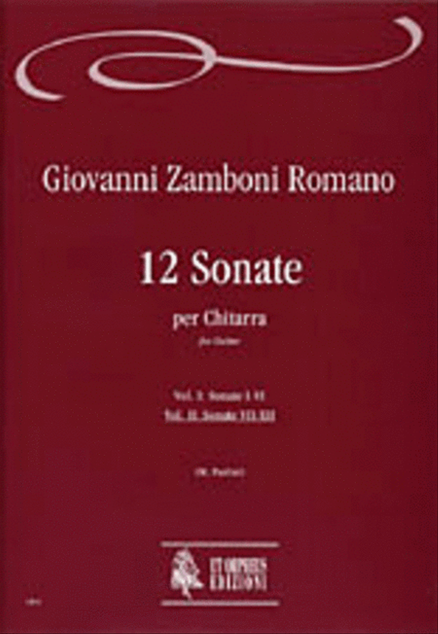 12 Sonatas for Guitar - Vol. 2: Sonatas Nos. 7-12 Acoustic Guitar scores gallery preview page 1