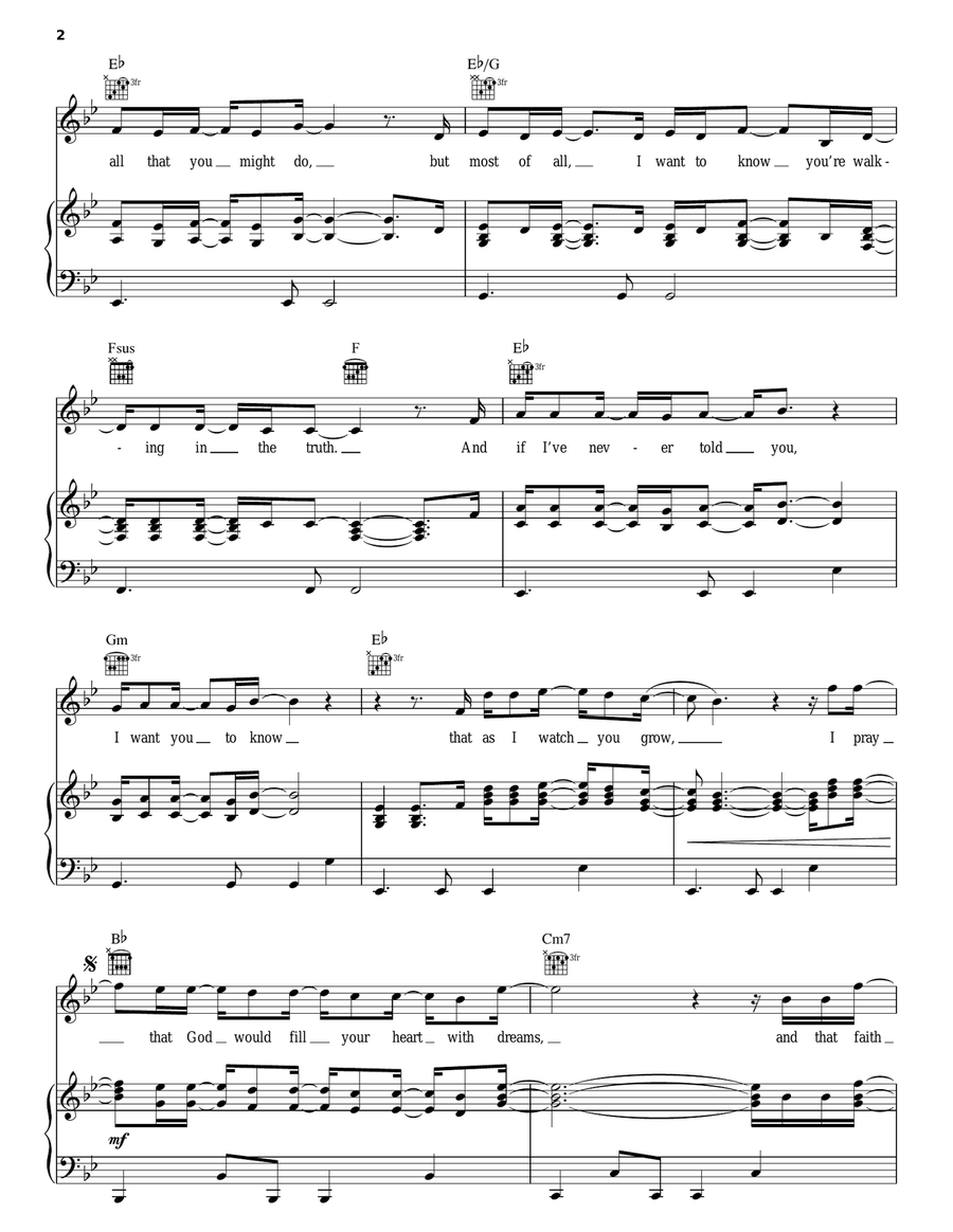 Find Your Wings Find Your Wings Piano, Vocal, Guitar scores gallery preview page 2