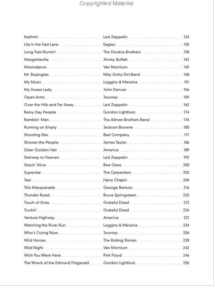 The Boomer's Book of Classic Rock Guitar - '70s - '80s Electric Guitar scores gallery preview page 3