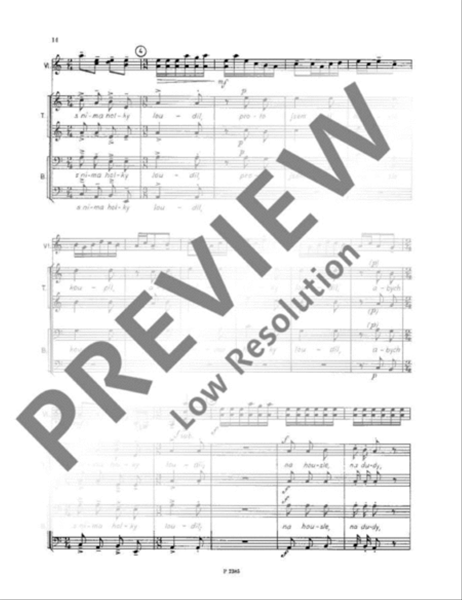 Spring is Opening Men's Choir scores gallery preview page 15