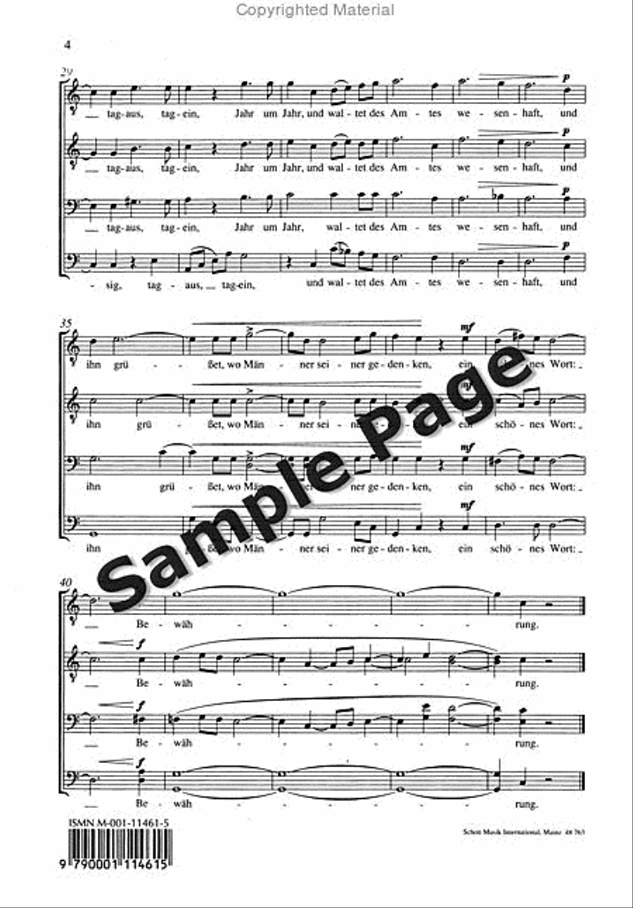Cantate (1914) TTBB scores gallery preview page 5