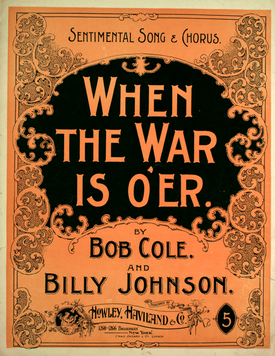 When the War is O'er. Sentimental Song & Chorus