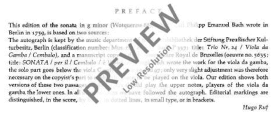Sonata G Minor Cello scores gallery preview page 5