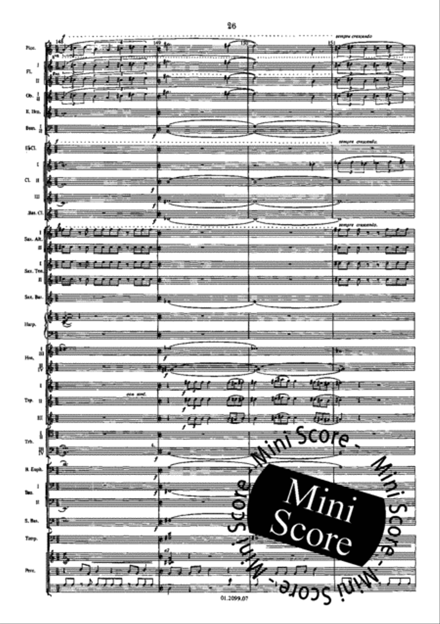 Hymns And Dances II Concert Band scores gallery preview page 32
