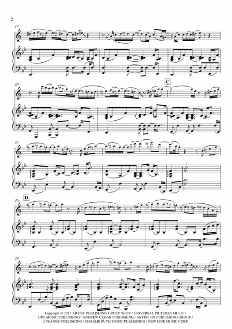 See You Again Soprano Saxophone scores gallery preview page 3