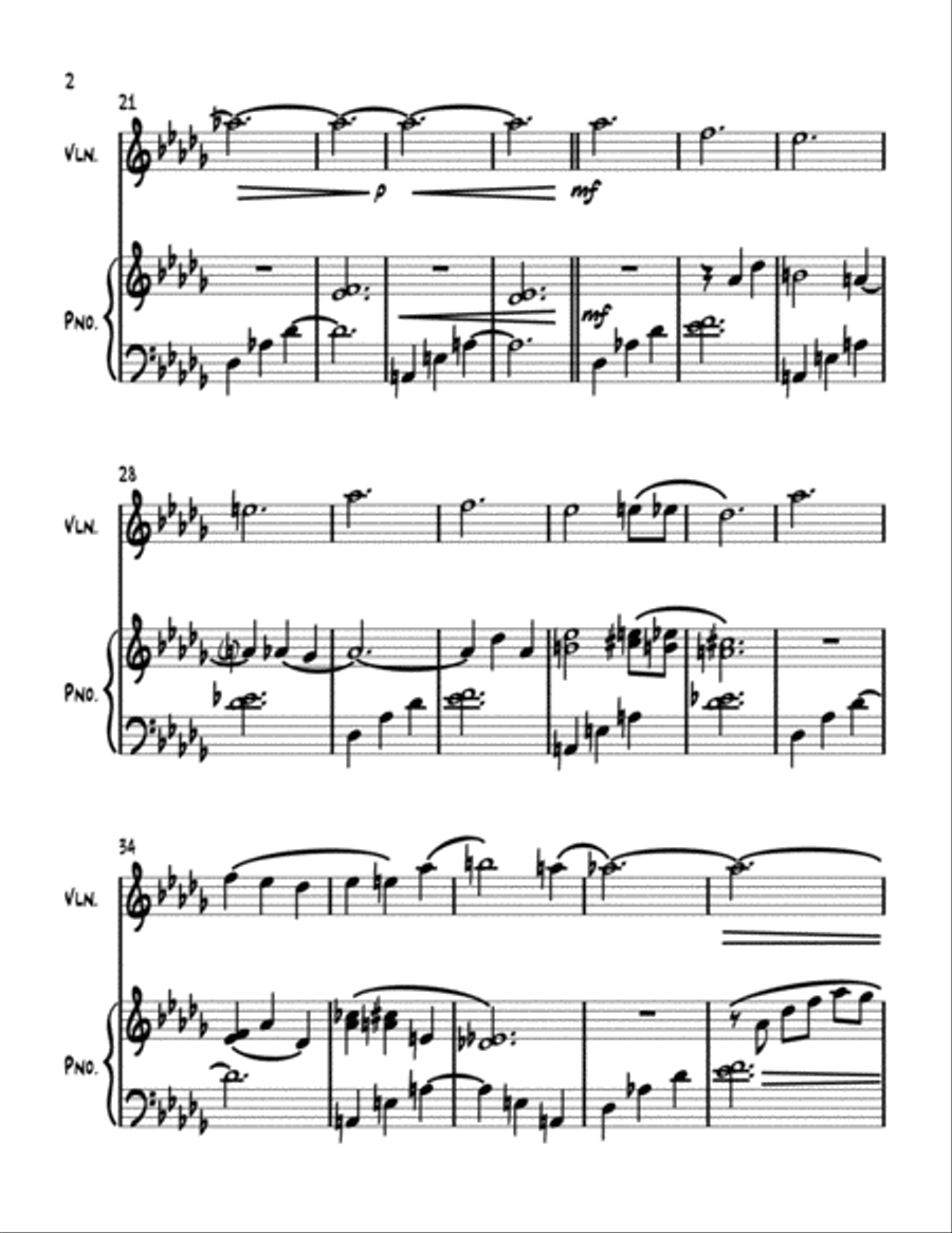 The Voyage of Will Steed no. 2 Violin Solo scores gallery preview page 2