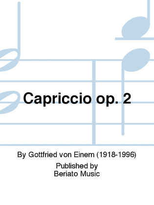 Capriccio op. 2